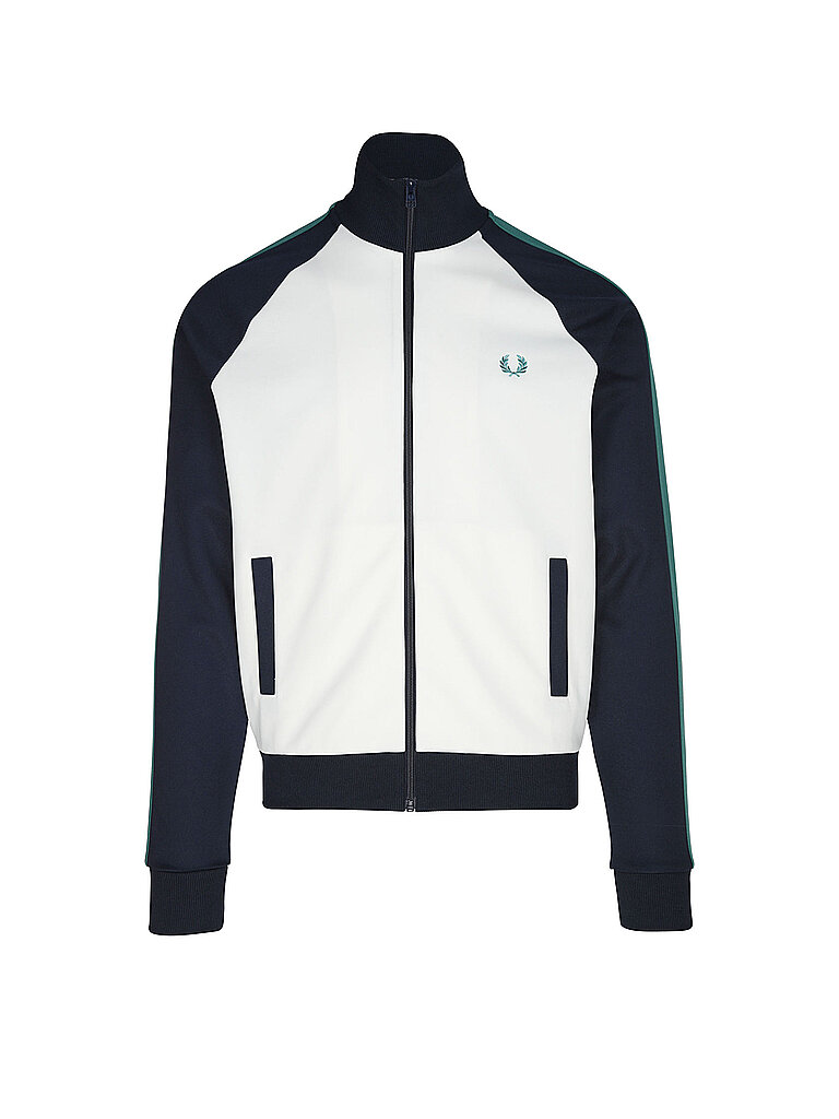 FRED PERRY Sweatjacke  weiss | S