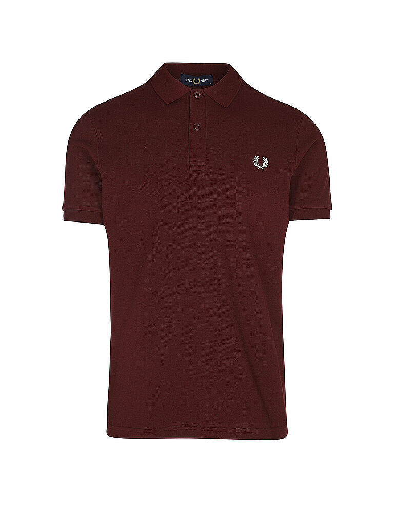 FRED PERRY Poloshirt dunkelrot