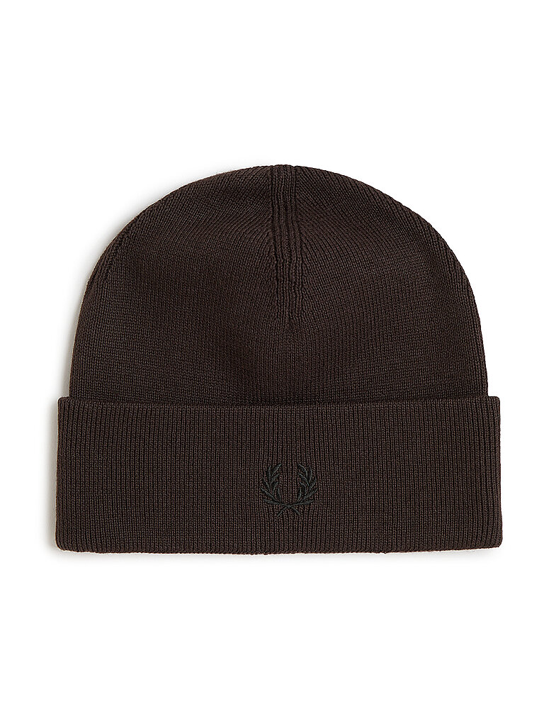 FRED PERRY Mütze - Haube  braun