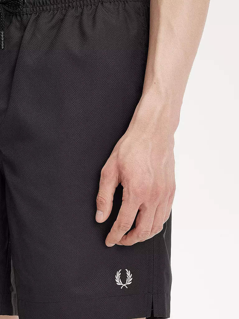 FRED PERRY | Badeshorts | schwarz