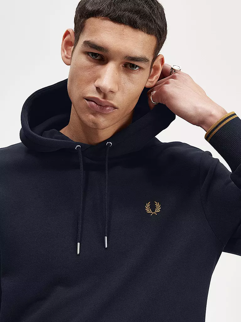 FRED PERRY | Kapuzenpullover - Hoodie | blau