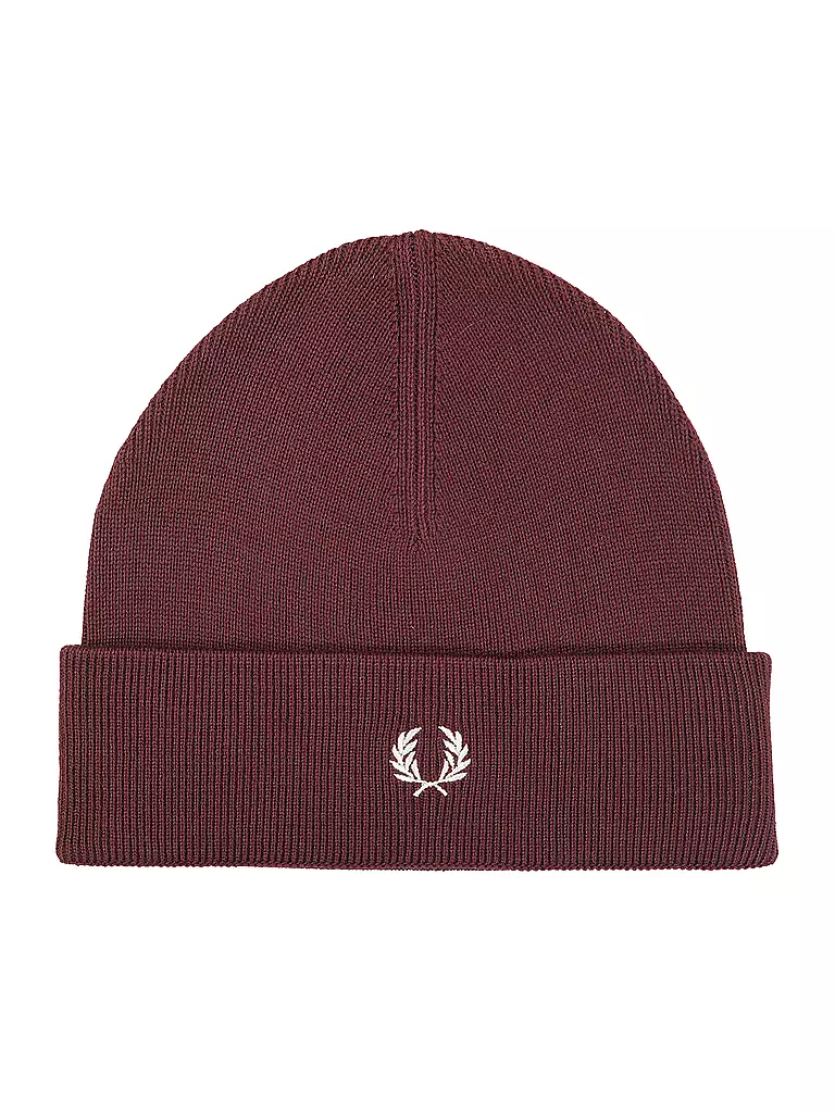 FRED PERRY | Mütze - Haube  | dunkelrot