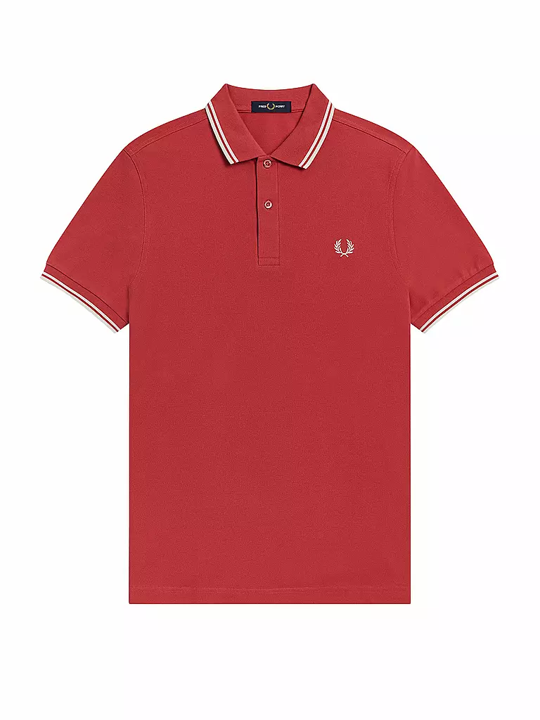 FRED PERRY | Poloshirt | rot