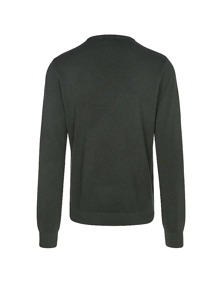 FRED PERRY | Pullover  | Dunkelgrün