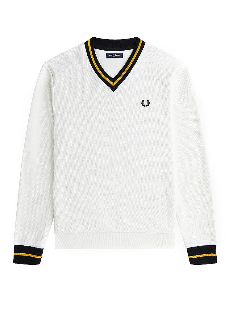 FRED PERRY | Pullover | weiß