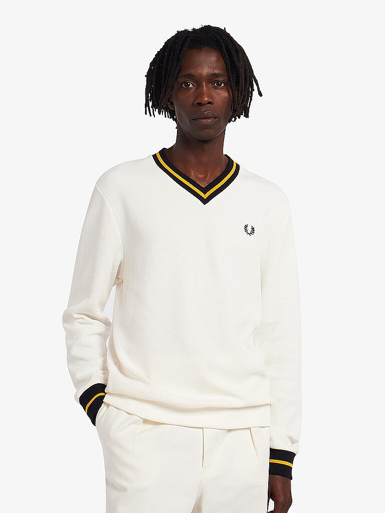 FRED PERRY | Pullover | weiß