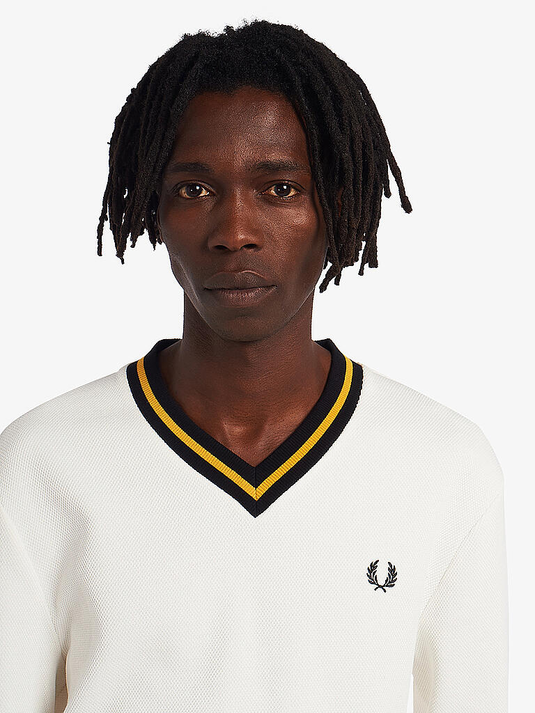 FRED PERRY | Pullover | weiß