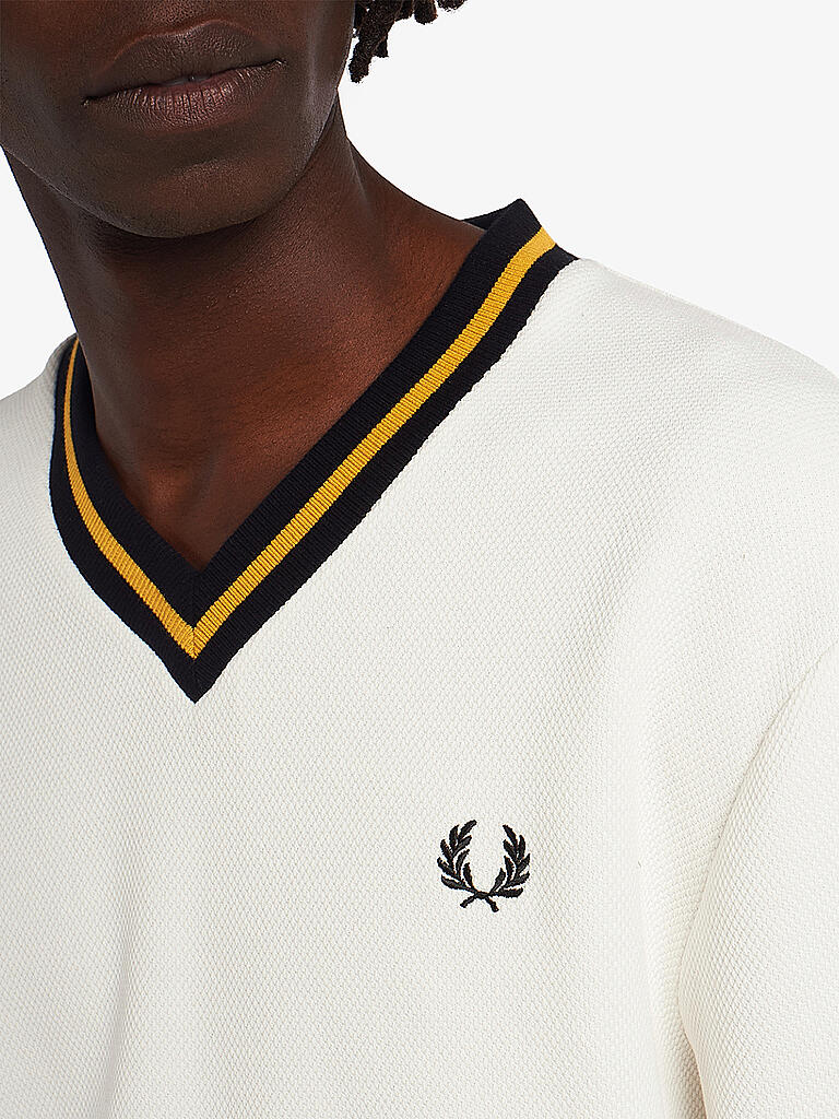 FRED PERRY | Pullover | weiß
