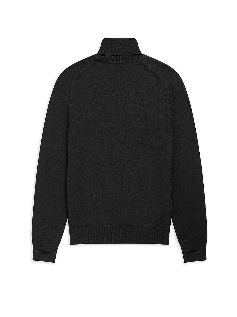 FRED PERRY | Rollkragenpullover | schwarz