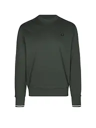 FRED PERRY | Sweater  | Dunkelgrün