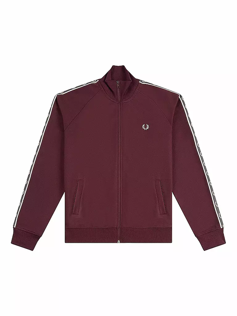 FRED PERRY | Sweatjacke  | rot