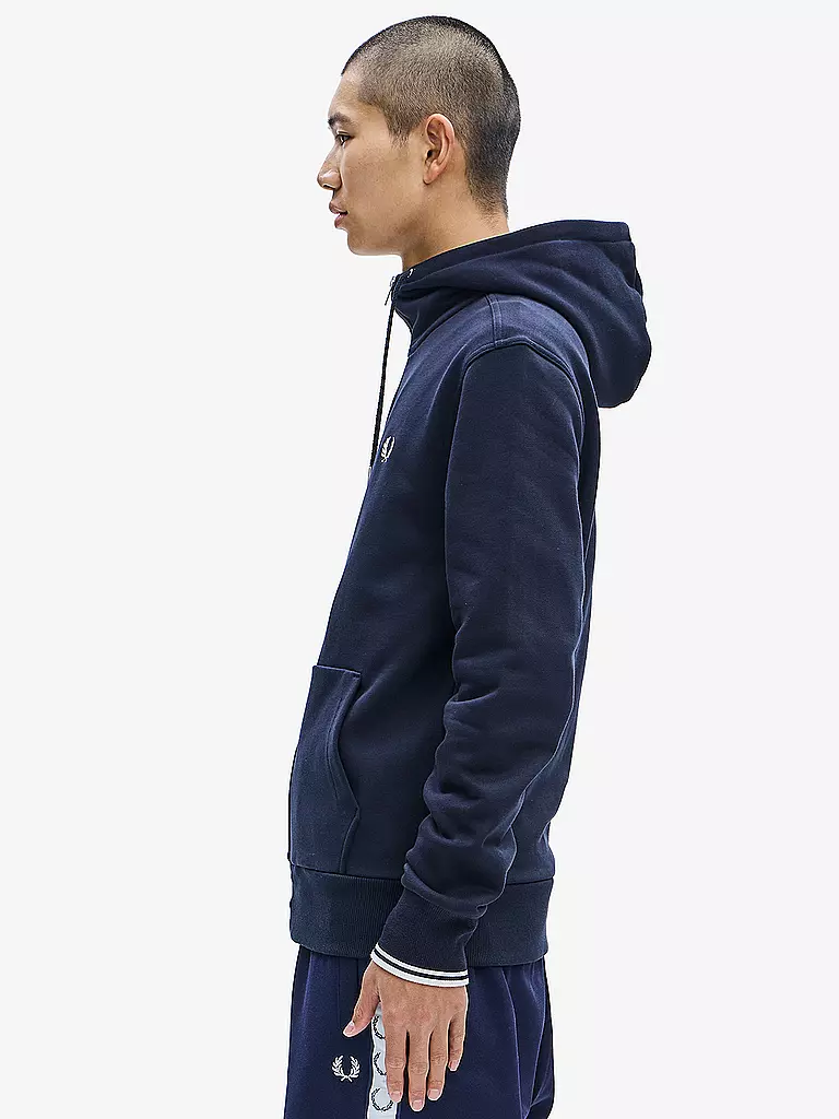 FRED PERRY | Sweatjacke  | blau