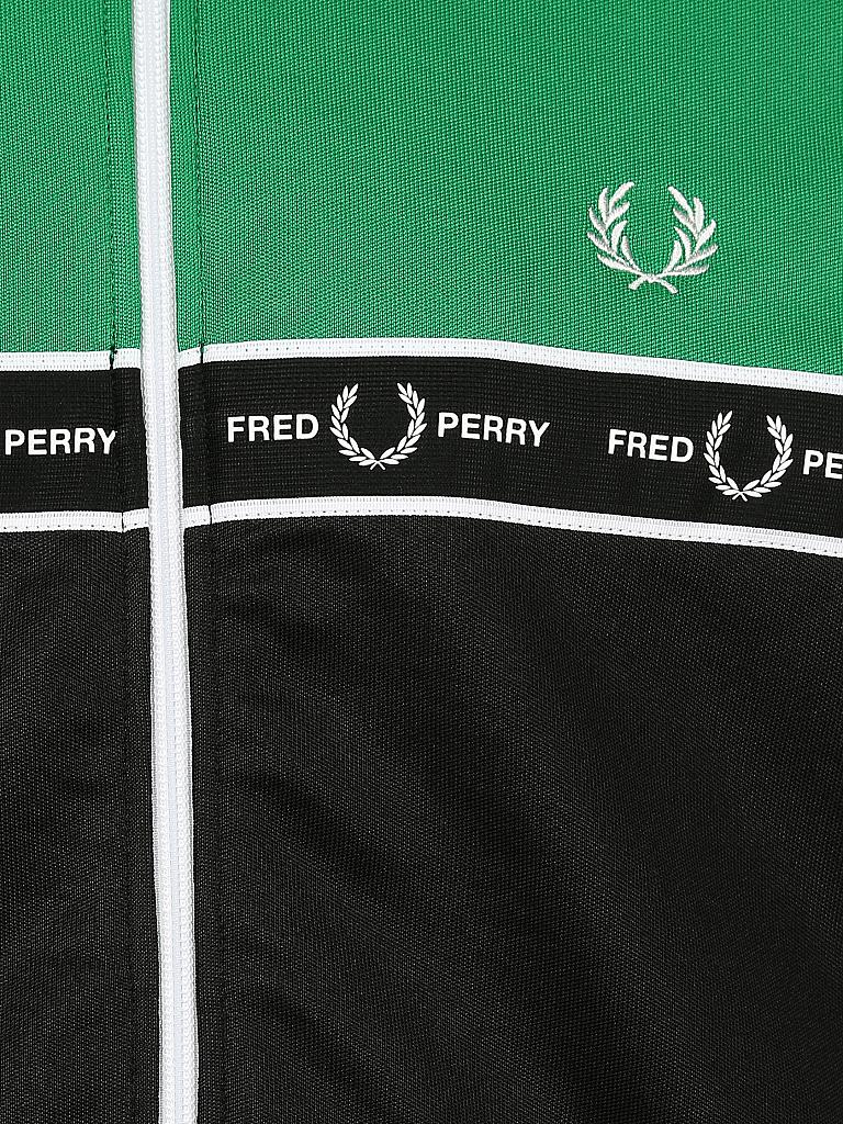 FRED PERRY | Sweatjacke | grün