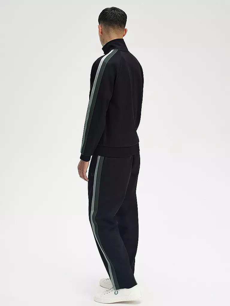 FRED PERRY | Sweatjacke | schwarz