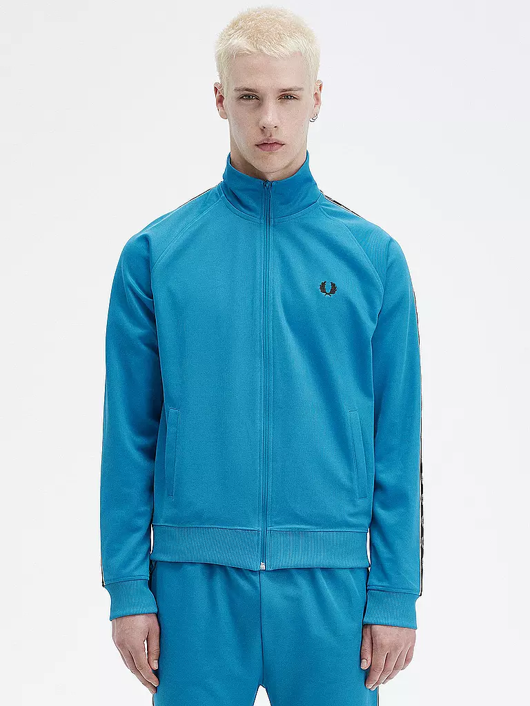 FRED PERRY | Sweatjacke | blau