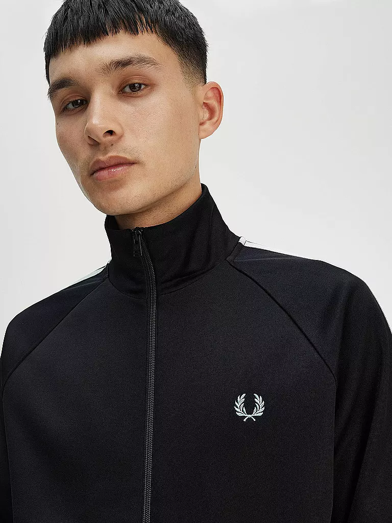 FRED PERRY | Sweatjacke | schwarz