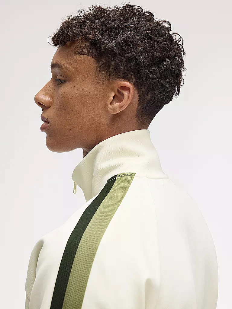 FRED PERRY | Sweatjacke | creme