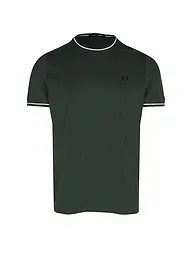 FRED PERRY | T-Shirt  | Dunkelgrün