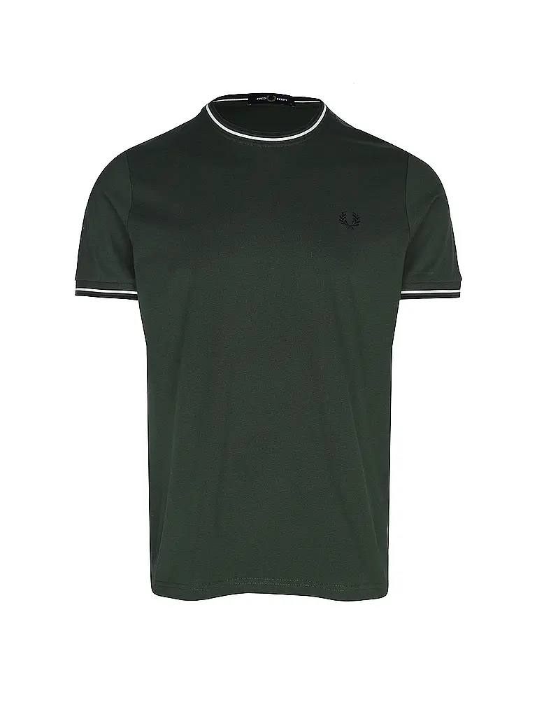 FRED PERRY | T-Shirt  | Dunkelgrün