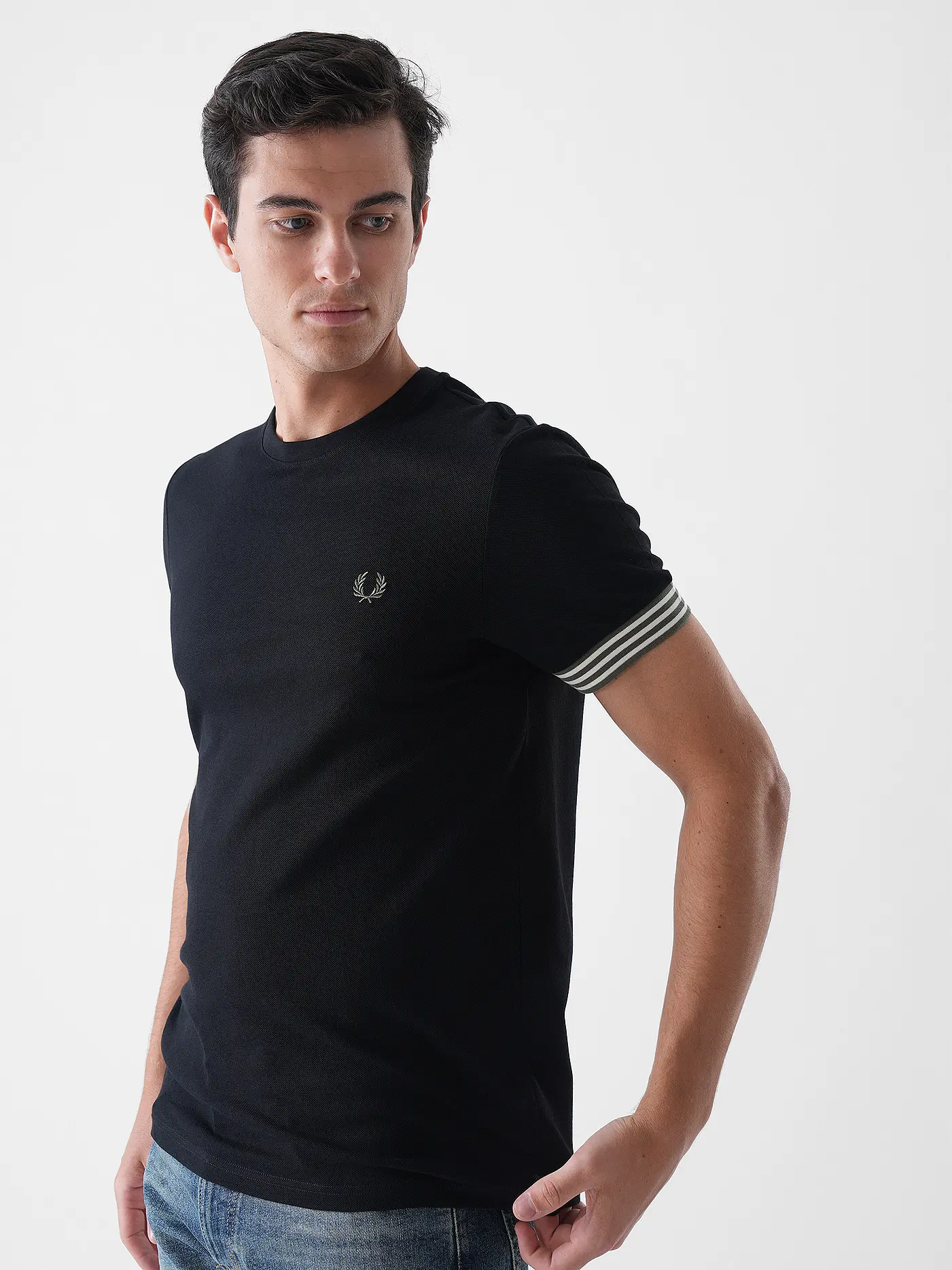 FRED PERRY | T-Shirt  | schwarz