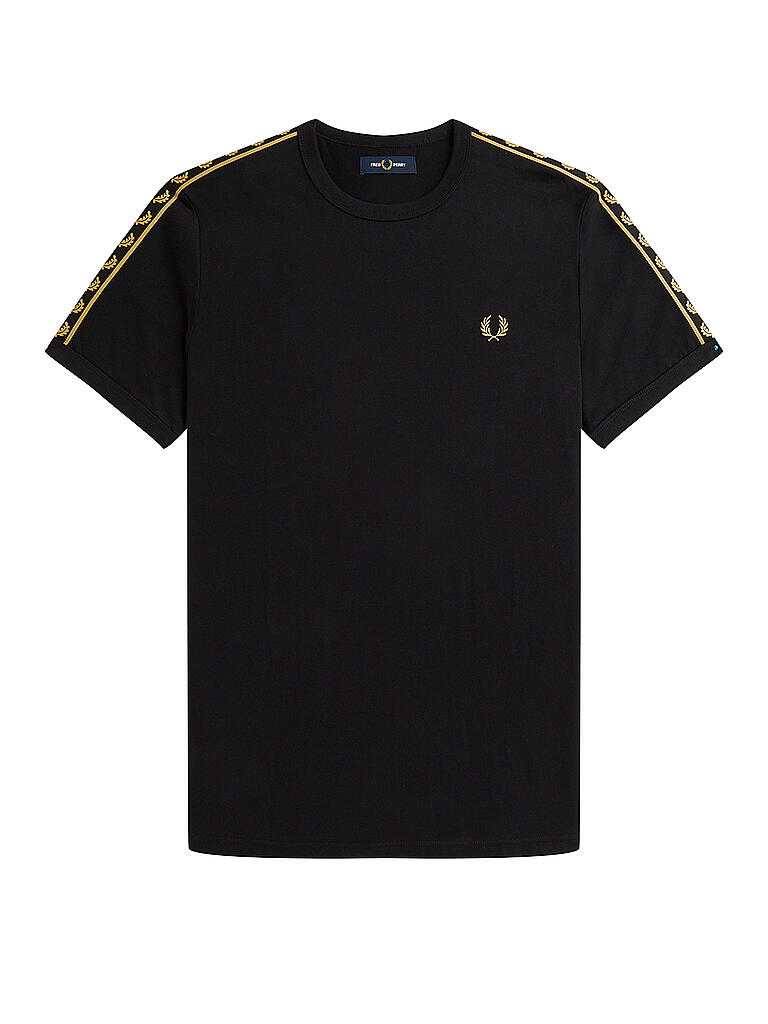FRED PERRY | T-Shirt Gold Kapsel  | schwarz