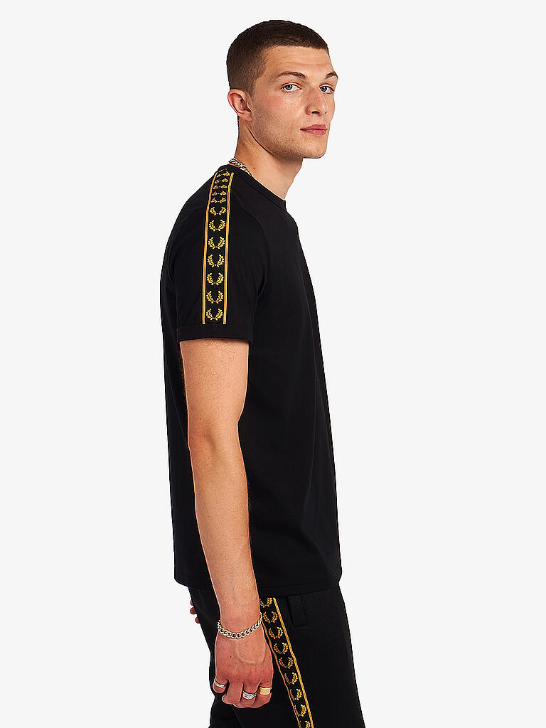 FRED PERRY | T-Shirt Gold Kapsel  | schwarz