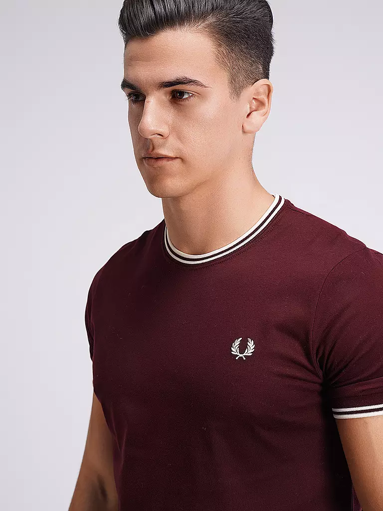 FRED PERRY | T-Shirt | rot