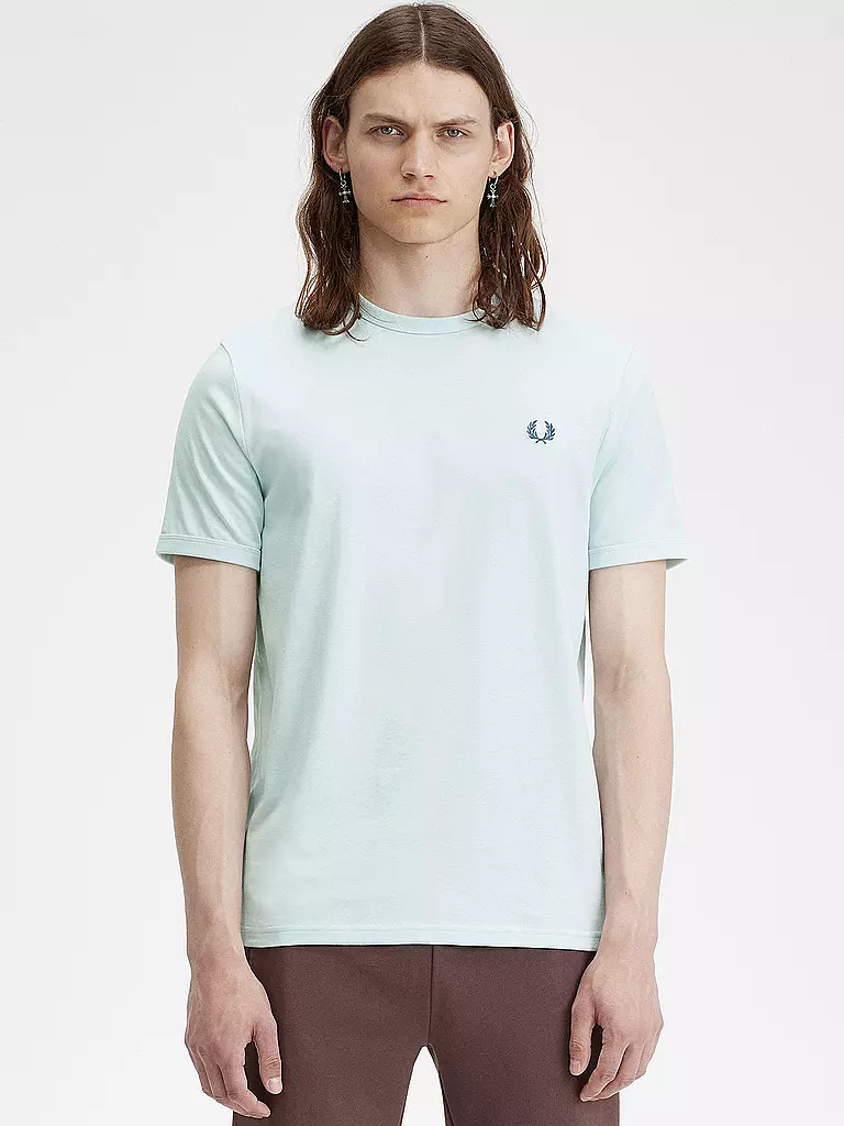 FRED PERRY | T-Shirt | hellblau