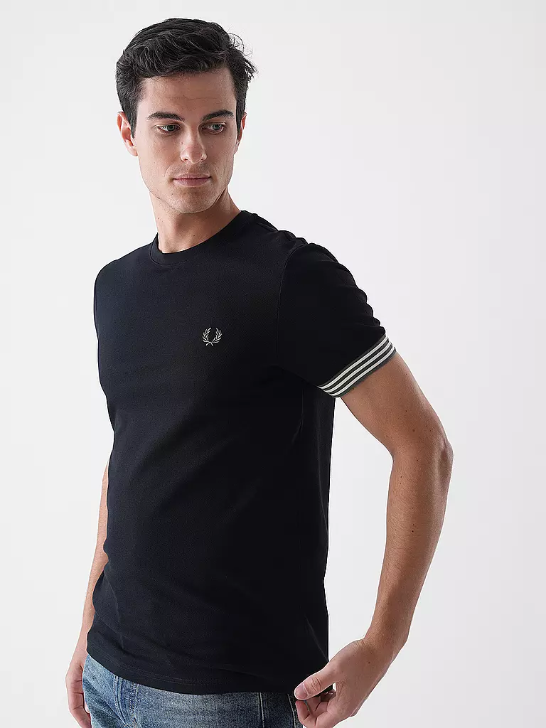 FRED PERRY | T-Shirt | schwarz
