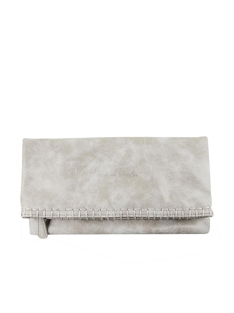 FRITZI AUS PREUßEN | Tasche - Clutch "Ronja Stitch" | grau