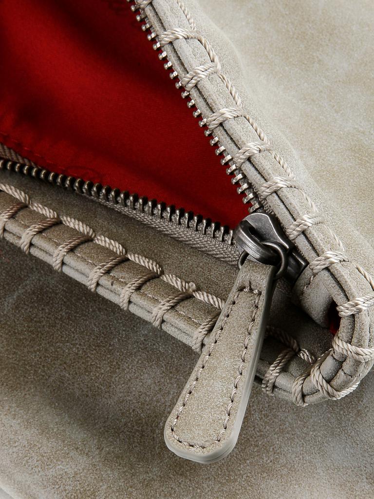 FRITZI AUS PREUßEN | Tasche - Clutch "Ronja Stitch" | grau