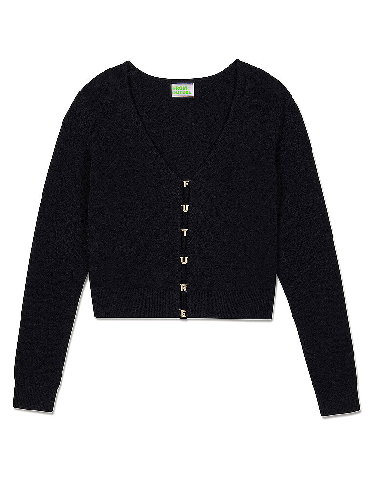 FROM FUTURE Kaschmircardigan schwarz | S