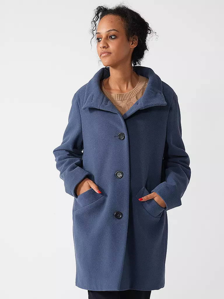 FUCHS & SCHMITT | Wollmantel  | blau