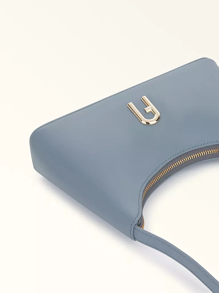 FURLA | Ledertasche - Baguette Bag DIAMANTE Mini | hellblau