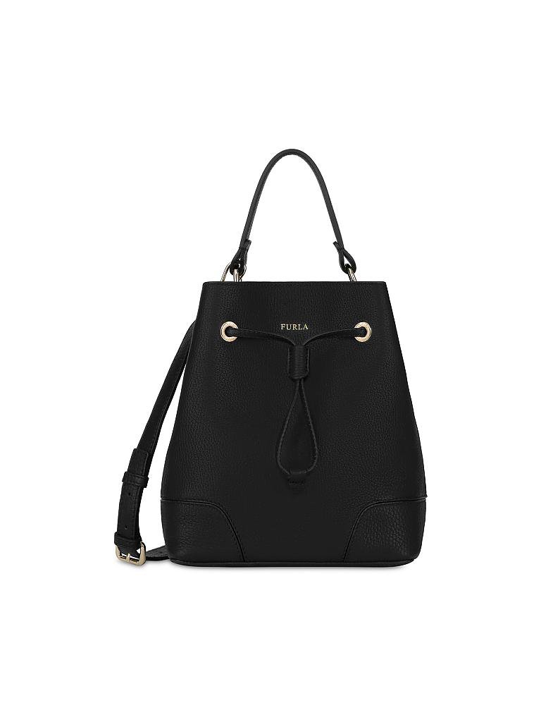FURLA | Ledertasche - Beuteltasche "Stacy" | schwarz