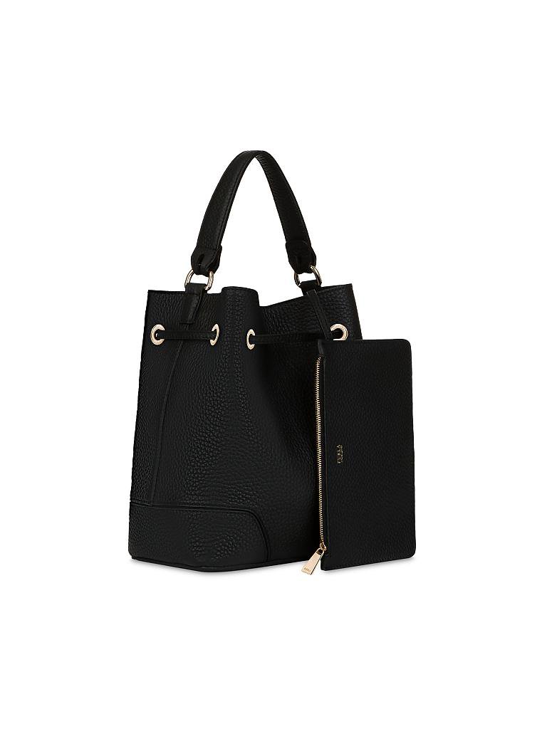 FURLA | Ledertasche - Beuteltasche "Stacy" | schwarz