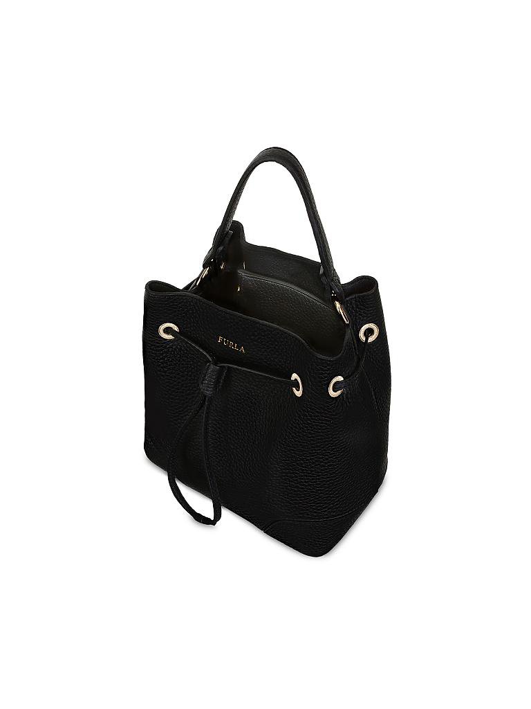 FURLA | Ledertasche - Beuteltasche "Stacy" | schwarz