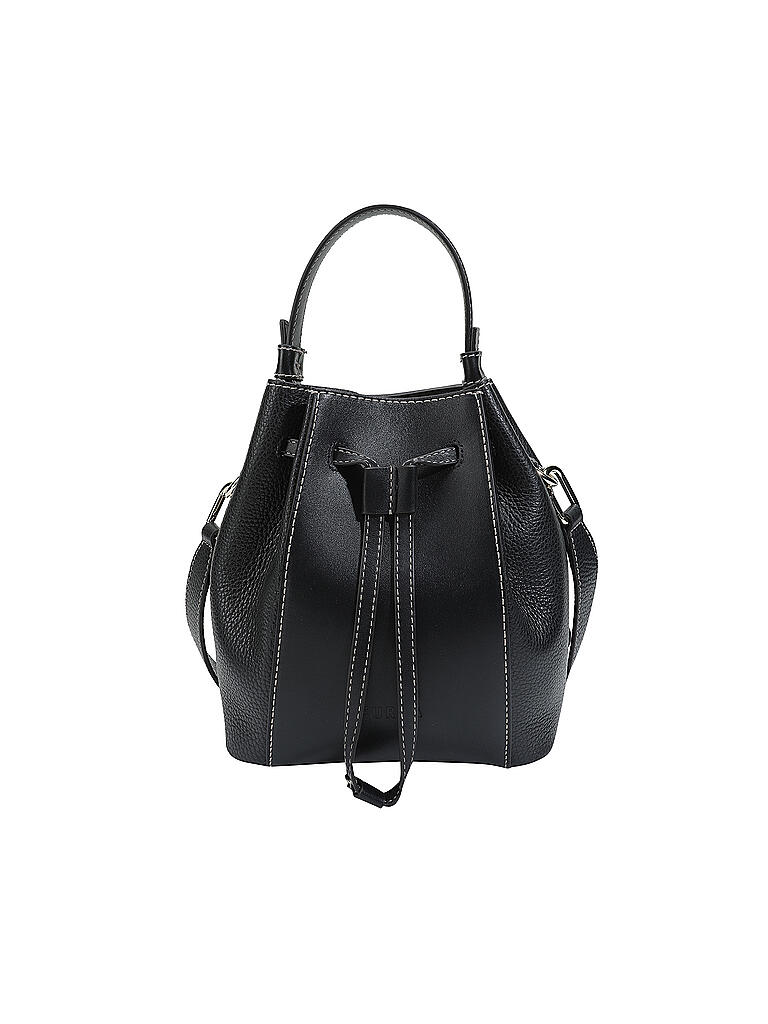 FURLA | Ledertasche - Bucket Bag Miastella | schwarz