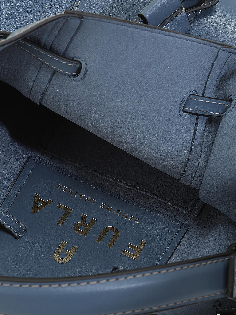 FURLA | Ledertasche - Bucket Bag Miastella | blau
