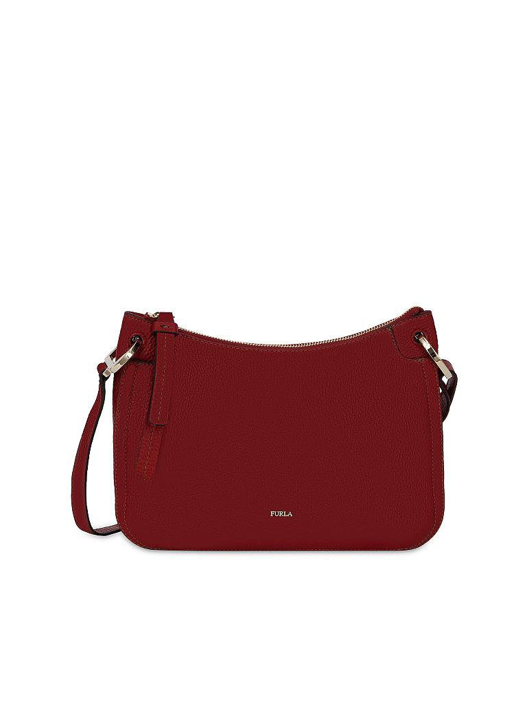 FURLA | Ledertasche - Crossbody "Rialto S" | rot
