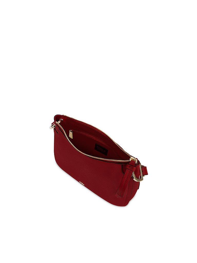FURLA | Ledertasche - Crossbody "Rialto S" | rot