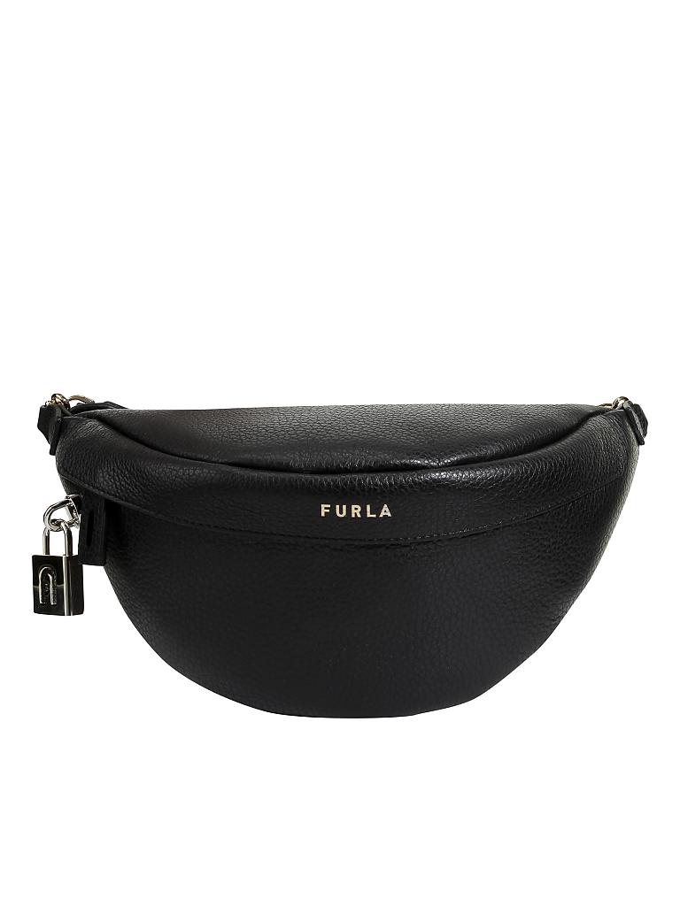 FURLA | Ledertasche - Gürteltasche | schwarz