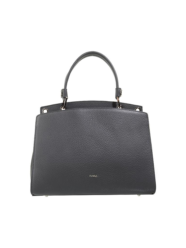 FURLA | Ledertasche - Henkeltasche "Adele" M | grau