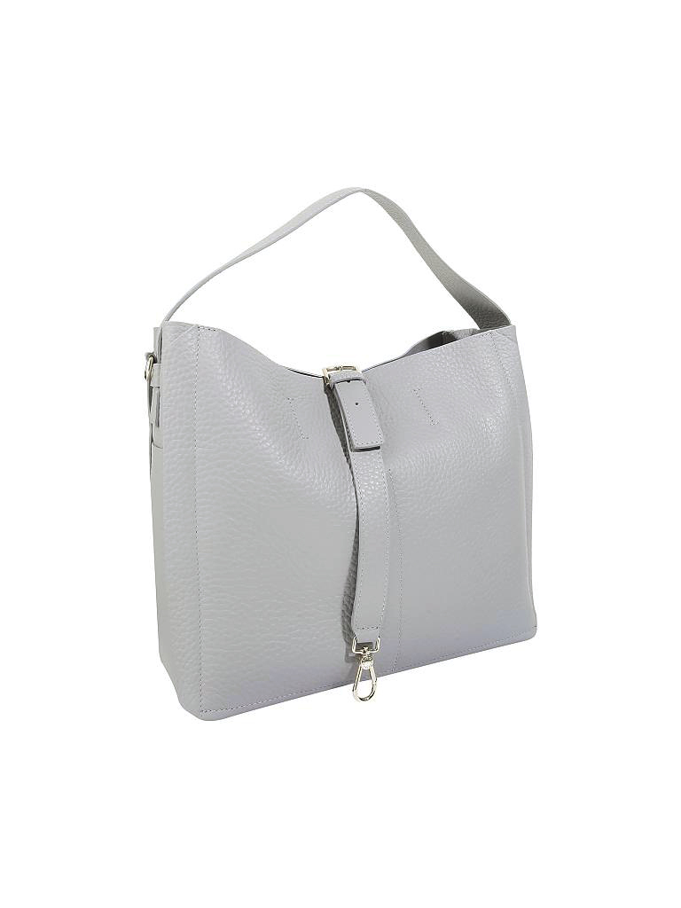 FURLA | Ledertasche - Henkeltasche "Capriccio" | grau