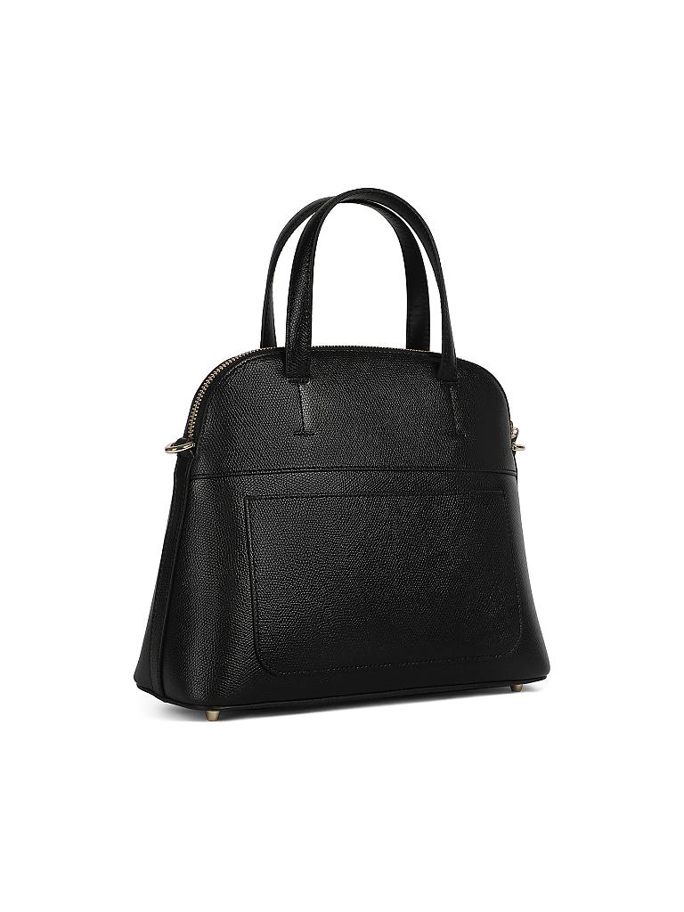 FURLA | Ledertasche - Henkeltasche "Piper Dome" S | schwarz