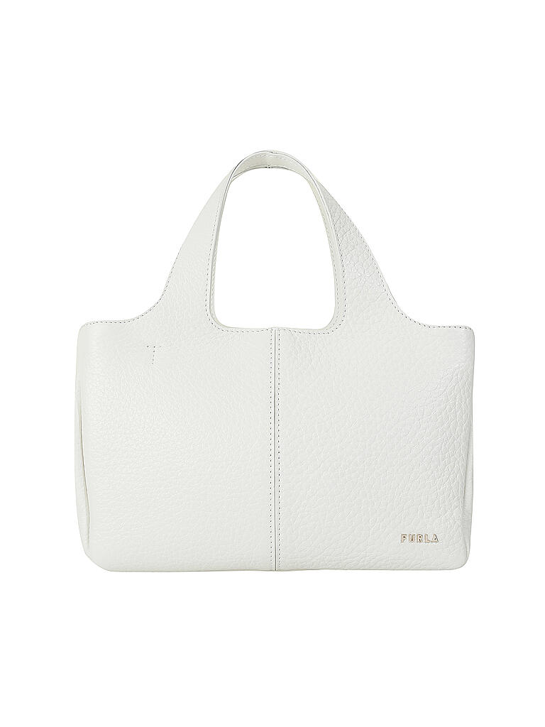 FURLA | Ledertasche - Henkeltasche Elsa S | weiss