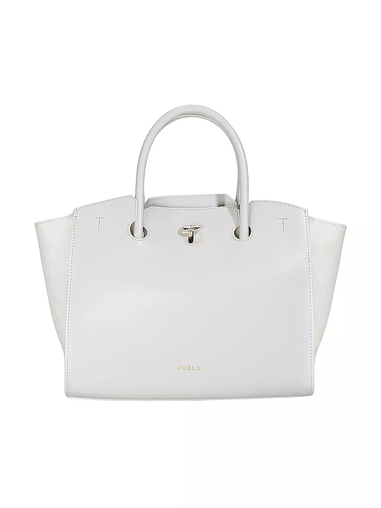 FURLA | Ledertasche - Henkeltasche GENESI Medium | creme