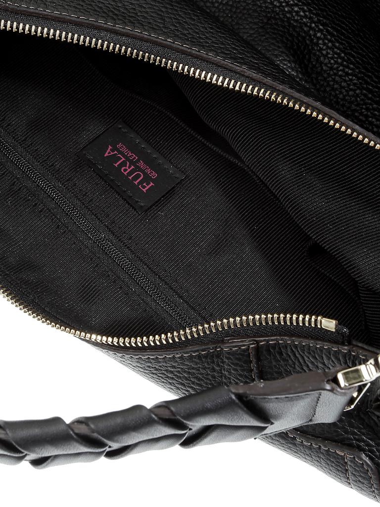 FURLA | Ledertasche - Hobo "Rialto" | schwarz