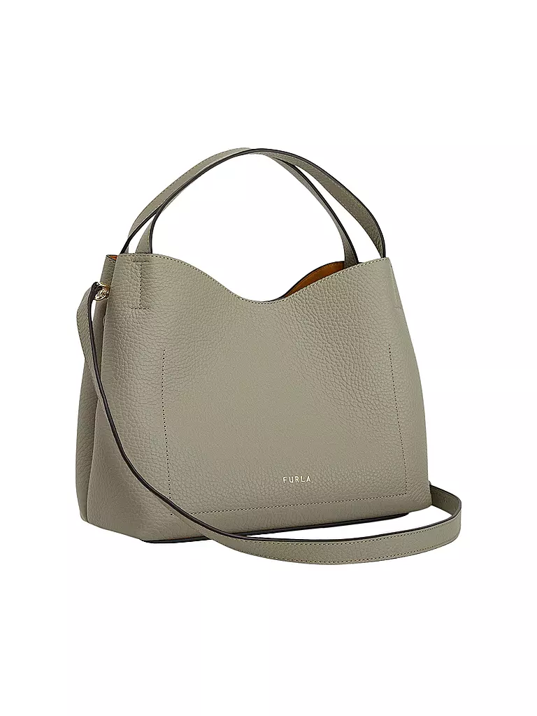 FURLA | Ledertasche - Hobo Bag PRIMULA Small | beige
