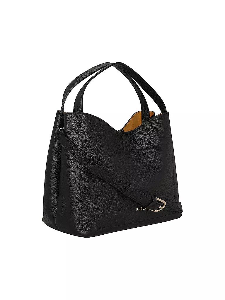 FURLA | Ledertasche - Hobo Bag PRIMULA Small | schwarz